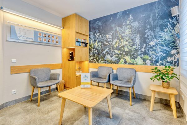 Wartezimmer der Zahnarztpraxis Essen Süd