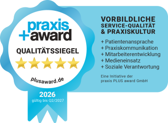 Auszeichnung Praxis+Award 2026-2027